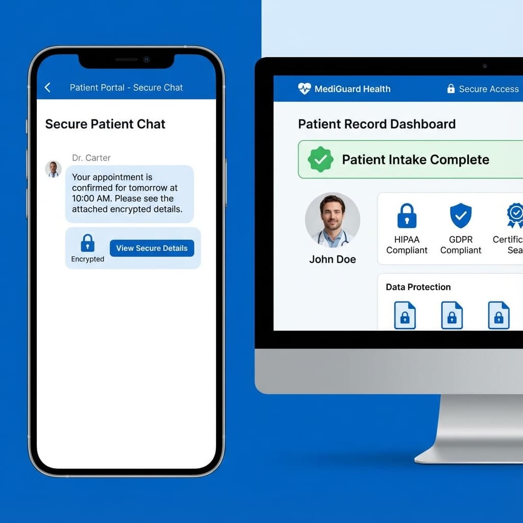 Secure patient record view